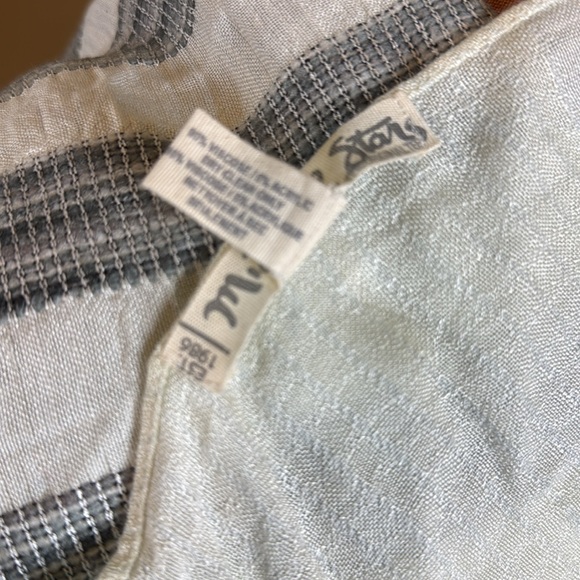 Michael Stars Textured Cream Scarf boho style - Picture 8 of 8